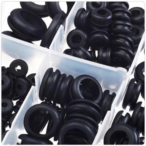 Втулки гумові Kraft&Dele KD10485 180 шт. (13683450680) - фото 4