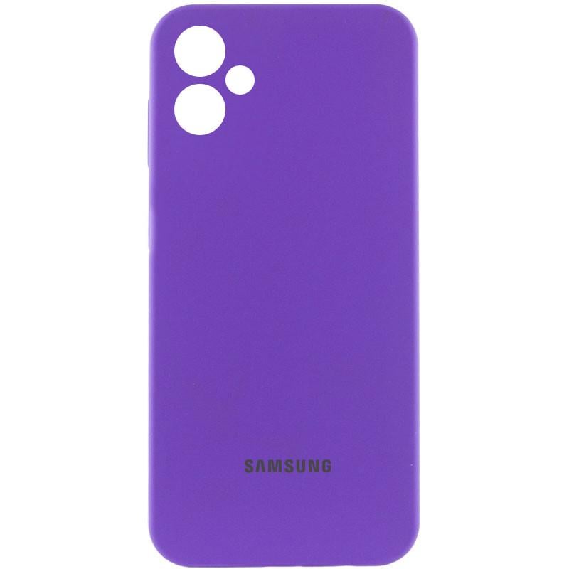 Противоударный Чехол Silicone Cover Lakshmi Full Camera (AAA) with Logo для Samsung Galaxy A06 Фиолетовый/Amethyst