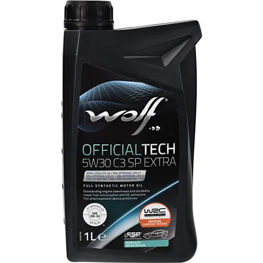 Моторное масло WOLF Officialtech C3 SP Extra 5W-30 1 л (1049358)