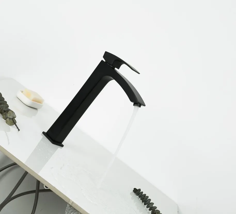 Смеситель для умывальника Gappo G1007-16 Черный (1042406) - фото 3