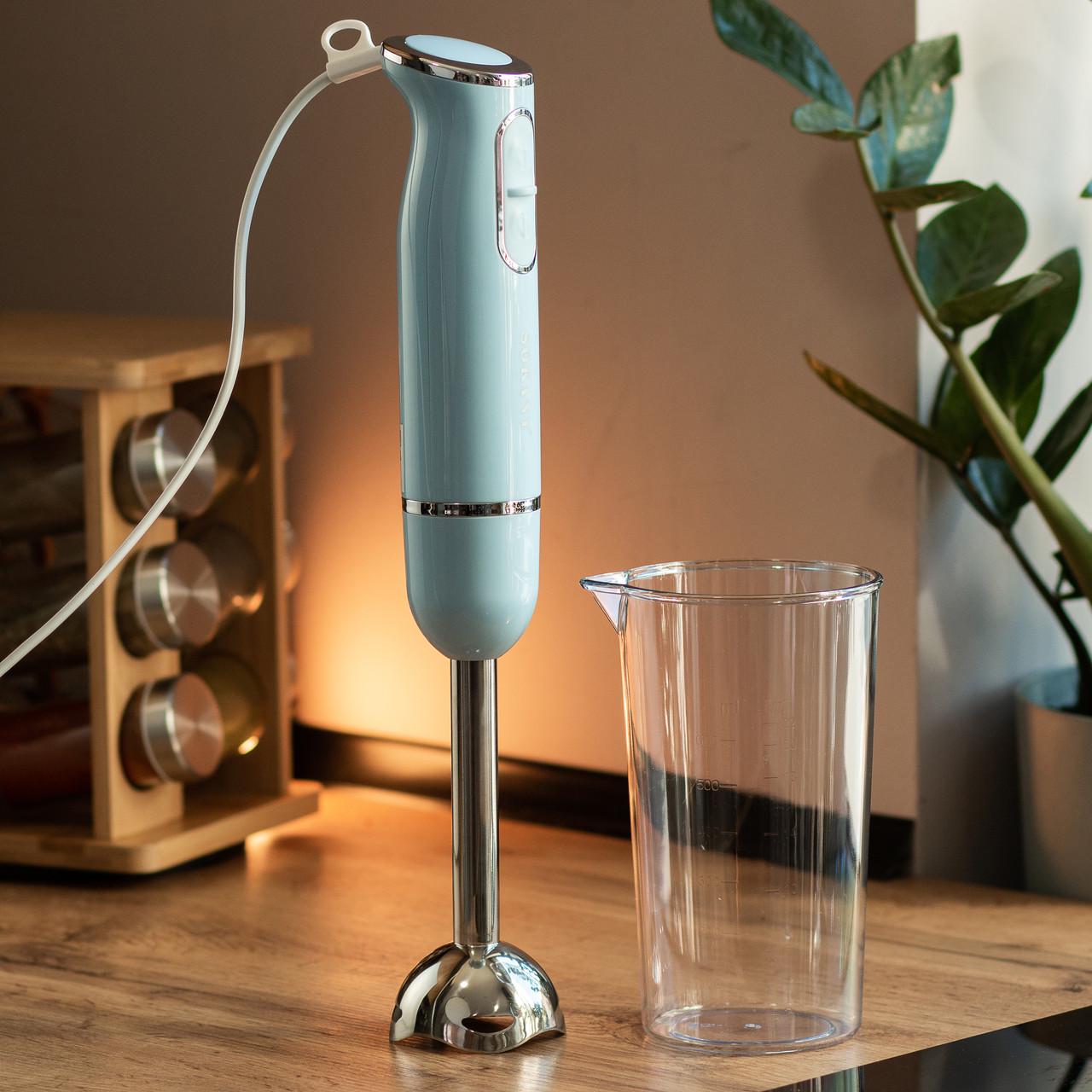 Блендер ручной Sokany 1726 погружной 300 Вт Голубой (5112) - фото 2 Блендер ручной Sokany 1726 погружной 300 Вт Голубой (5112) - фото 2