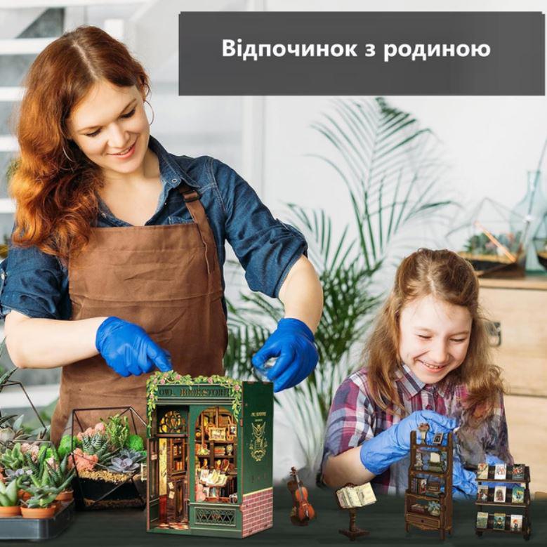 Румбокс книжный 3D DIY CuteBee Бук Нук Британский книжный магазин - фото 6