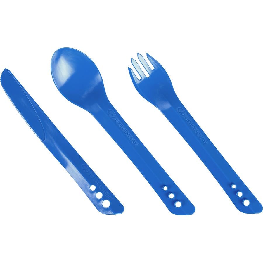 Набор Lifeventure Ellipse Cutlery вилка/ложка/нож Blue