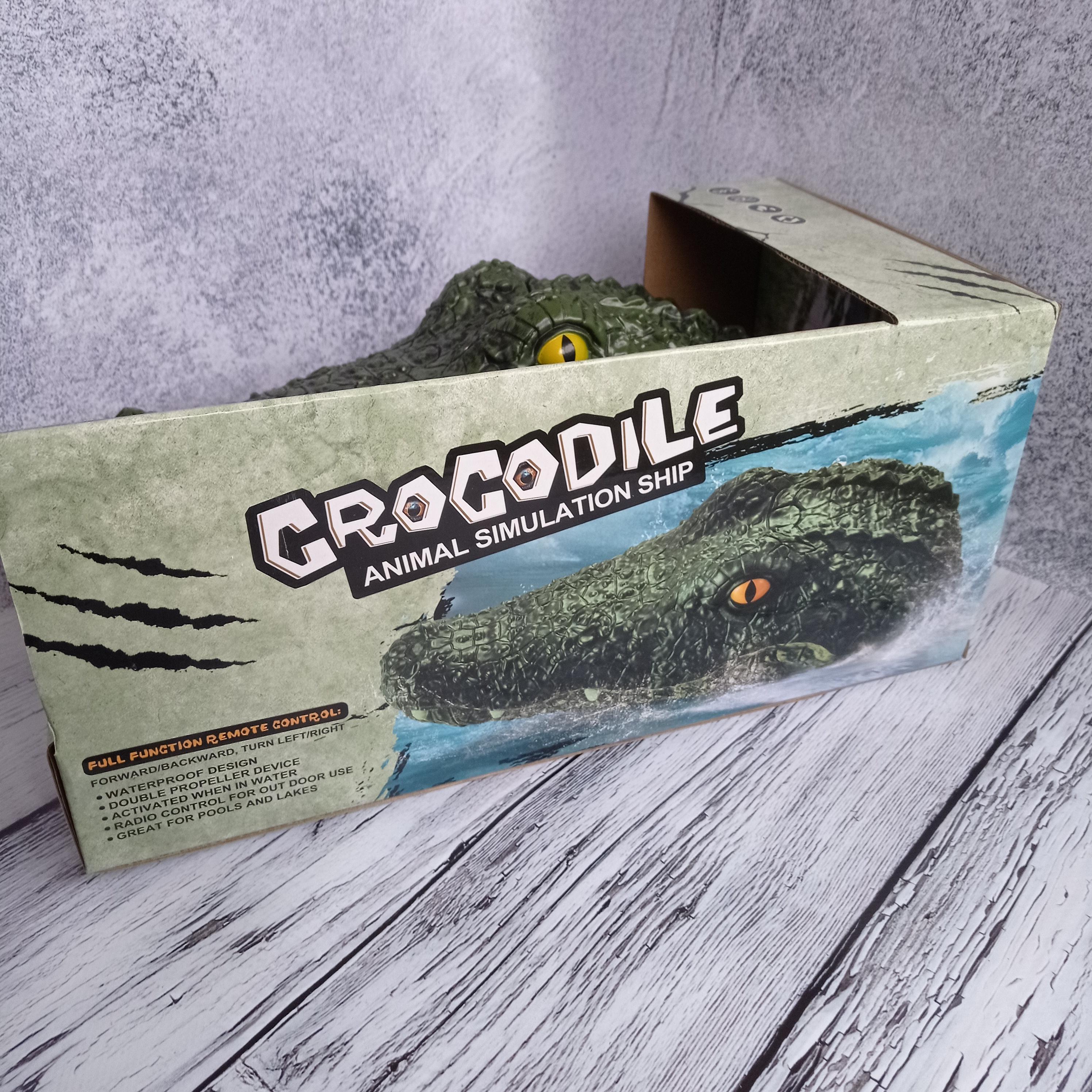 Крокодил на радіокеруванні Crocodile реалістичний з пультом (10564086) - фото 3