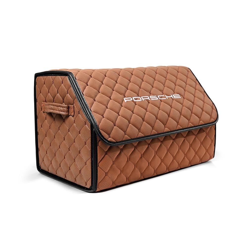 Органайзер у багажник автомобіля CarsBAG для Porshe 30х50х30 см Brown (16648201)