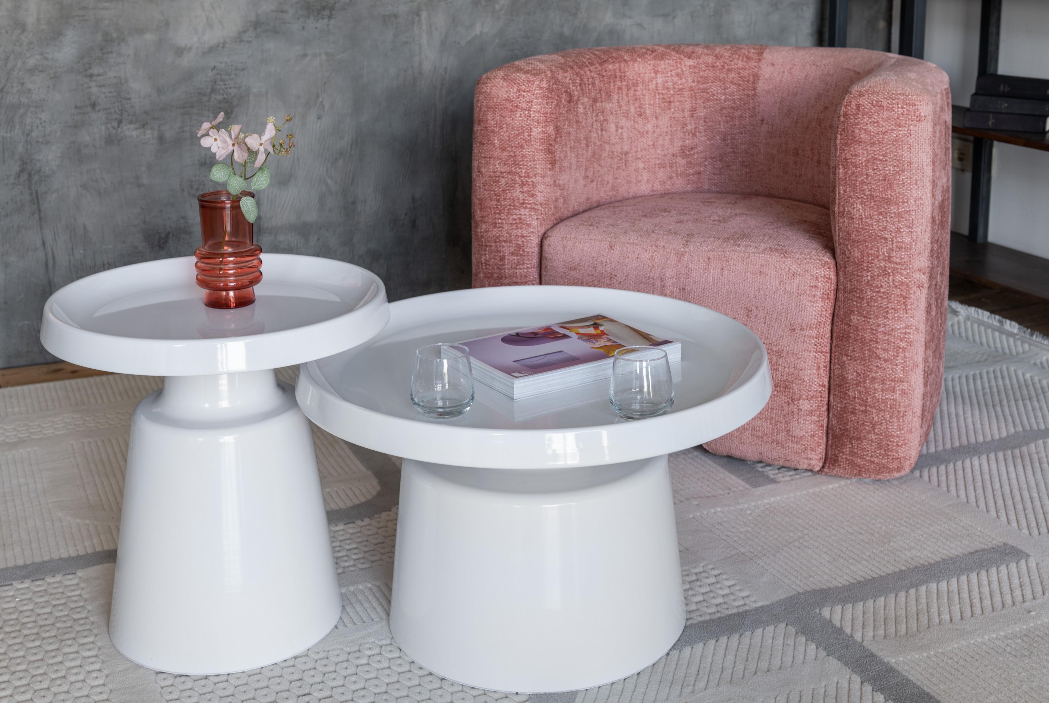 Комплект журнальных столов Vetro Бенито 700х480 мм/500х390 мм 2 шт. Белый/Белый (СТ-45) - фото 7 Комплект журнальных столов Vetro Бенито 700х480 мм/500х390 мм 2 шт. Белый/Белый (СТ-45) - фото 7