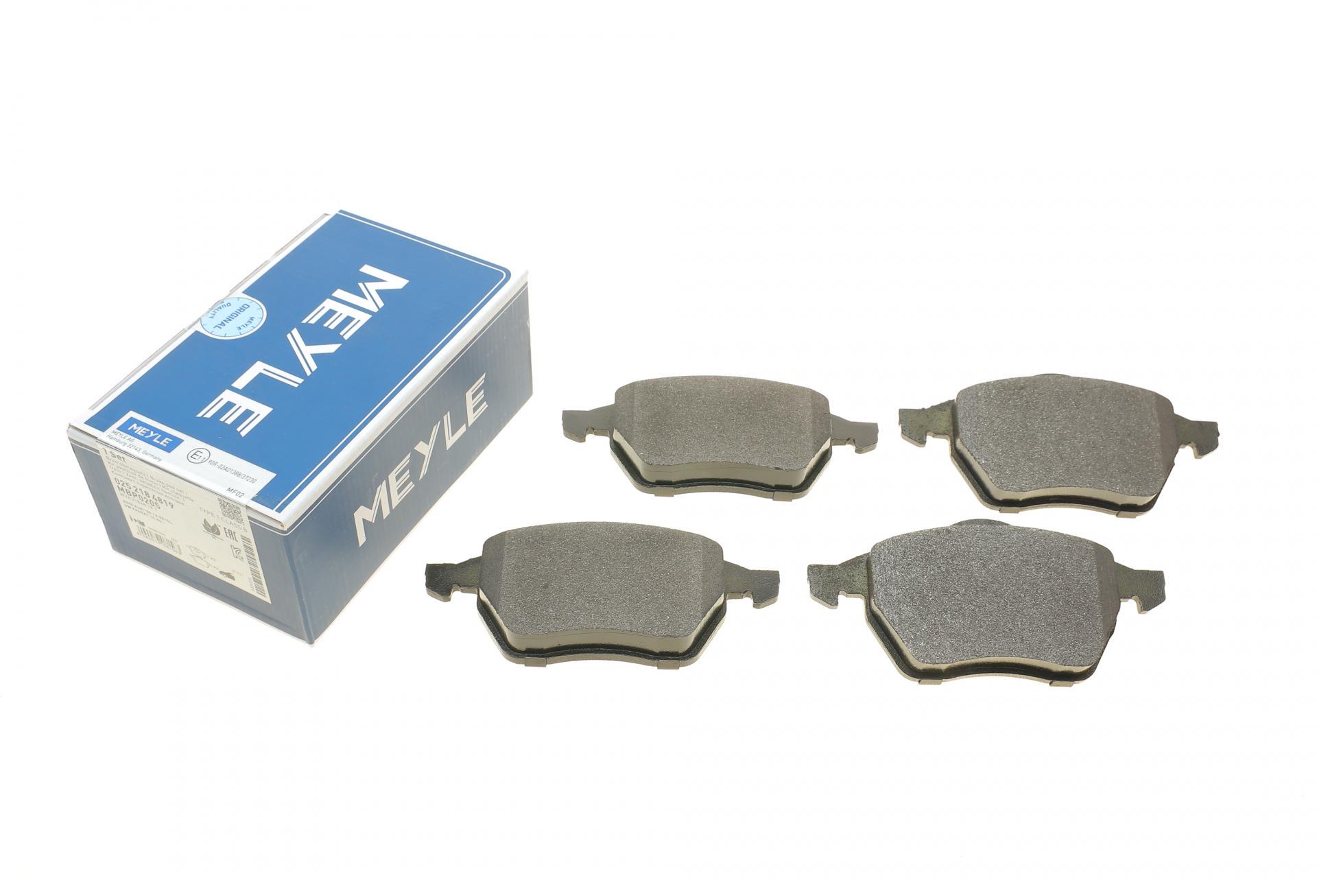 Колодки тормозные передние Meyle Ford Galaxy 95-15/Seat Alhambra 96-10/VW Sharan 95-10 Ate (025 218 4819 MEYLE)