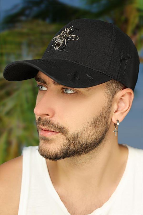 Бейсболка с вышивкой Braxton Crown унисекс Черный (1618)