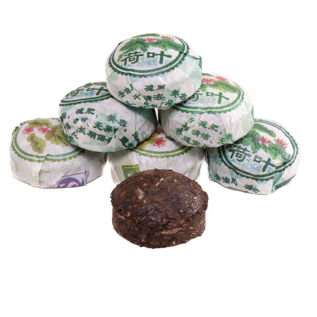 Чай Шу пуэр Лотос миниточа 10 шт.