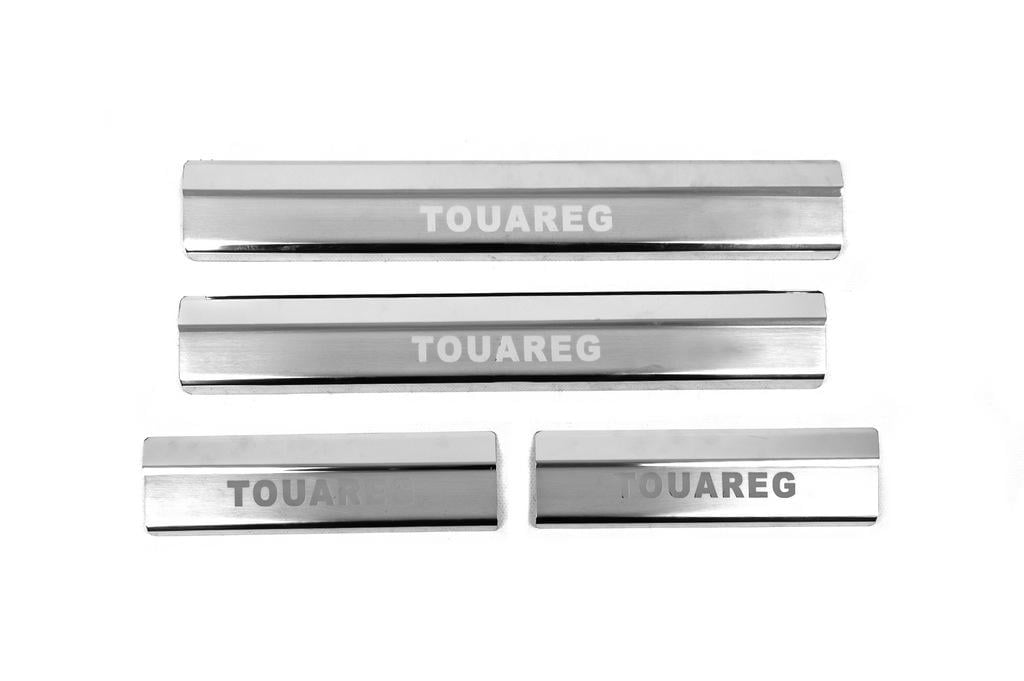 Накладка на пороги Carmos V2 для Volkswagen Touareg 2010-2018 гг. нержавеющая сталь 4 шт. Хром (129064) Накладка на пороги Carmos V2 для Volkswagen Touareg 2010-2018 гг. нержавеющая сталь 4 шт. Хром (129064)