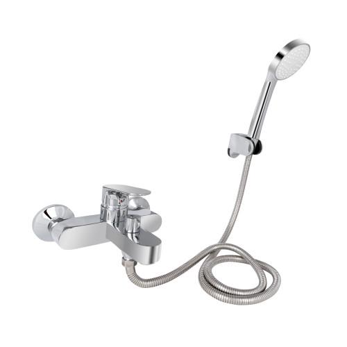 Змішувач для ванни Lidz Arrow 0061 з душовою гарнітурою k35 Chrome (LDARR0061CRM44956)