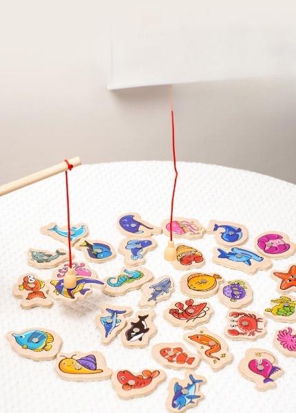 Гра дерев'яна магнітна логічна "Риболовля" монтессорі (24246801) - фото 7 Гра дерев'яна магнітна логічна "Риболовля" монтессорі (24246801) - фото 7