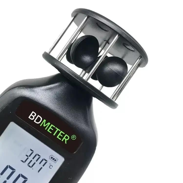 Анемометр чашечный BDMeter для измерения скорости ветра 0,4-30 м/c Черный (339) - фото 4