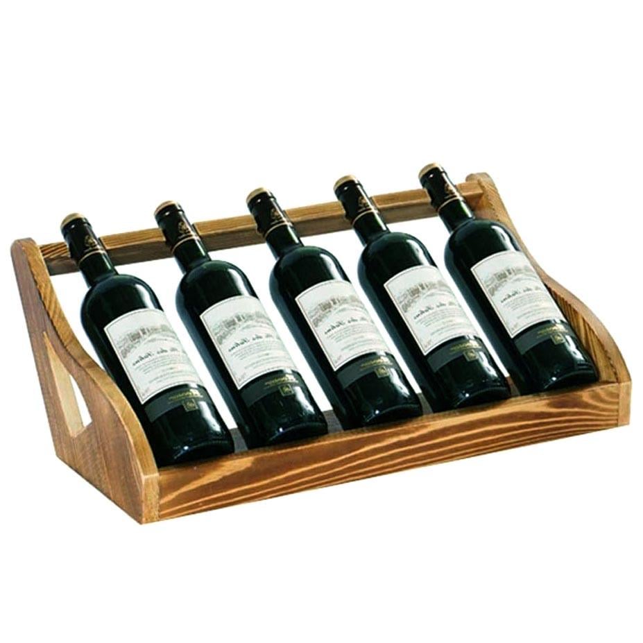 Полка для вина настольная Мелтер 5 Трюфель (Впс-511028)