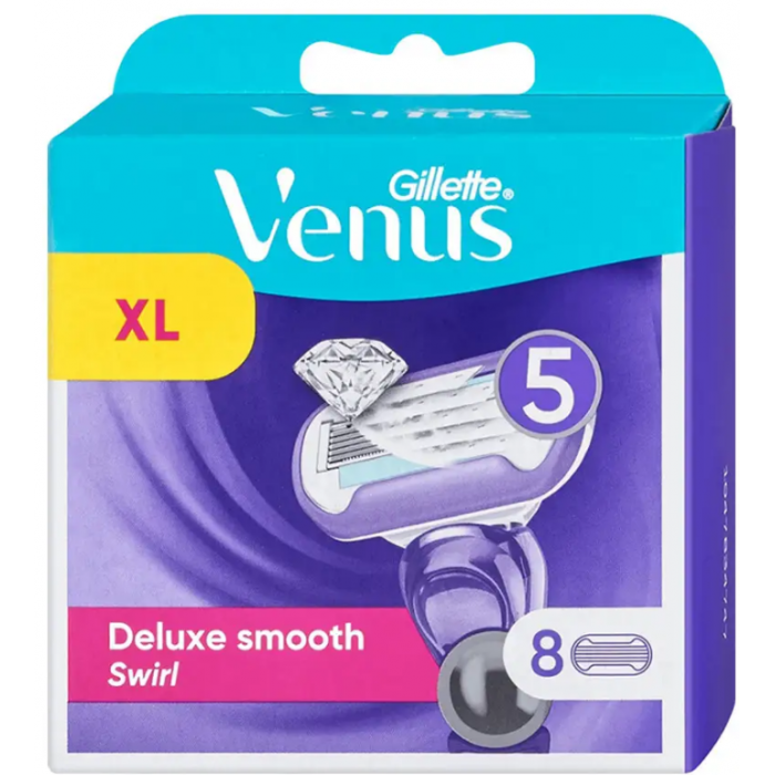 Сменные картриджи Gillette Venus Swirl Deluxe Smooth 8 шт.