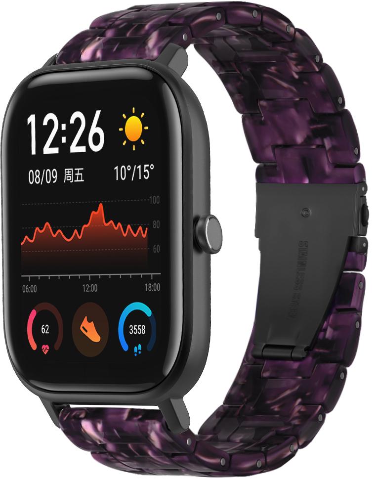 Ремінець із Cмоли Resin для Amazfit GTS Violet (28813-2F)