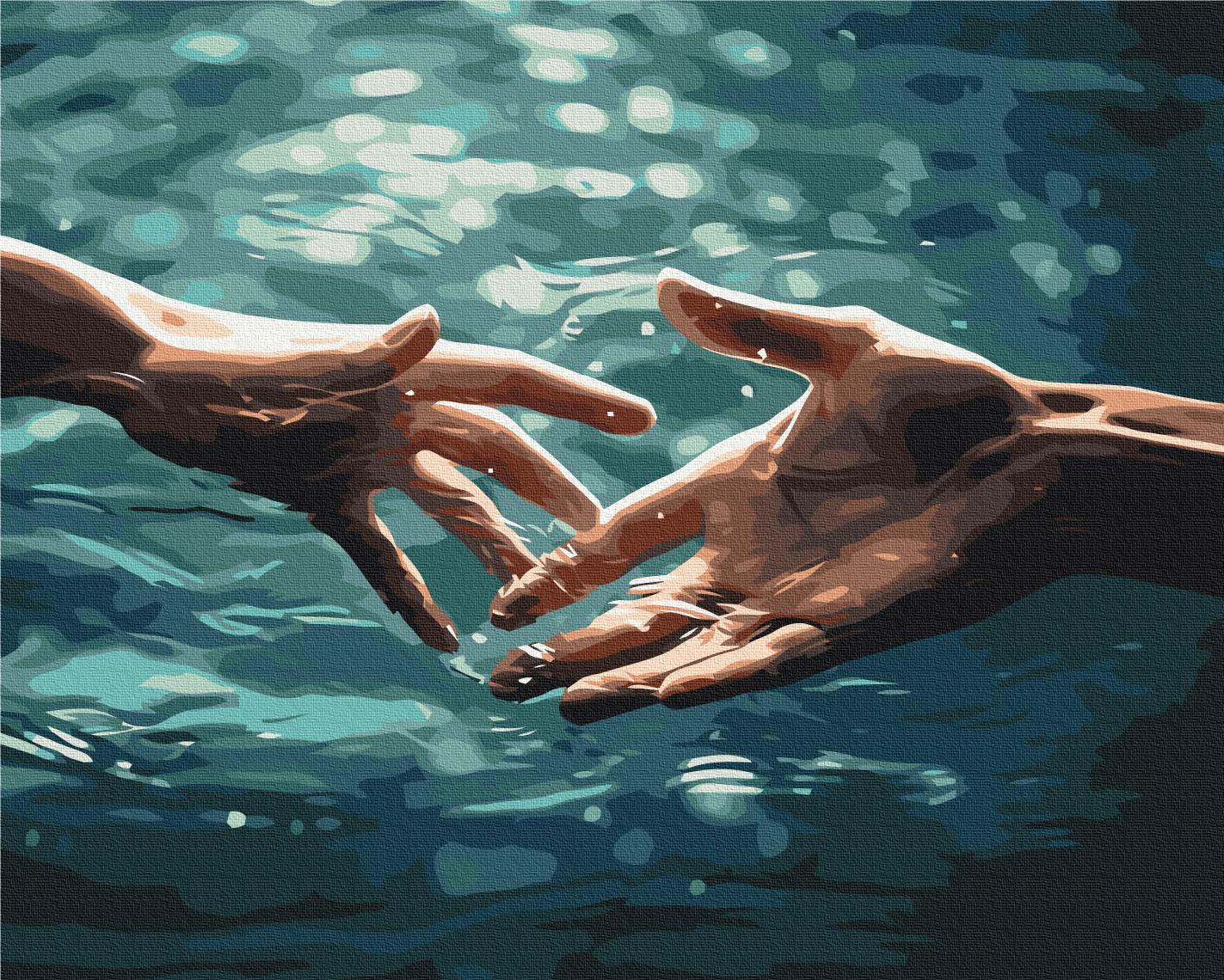 Картина по номерам Brushme Момент соединения 40x50 см (BS53895)