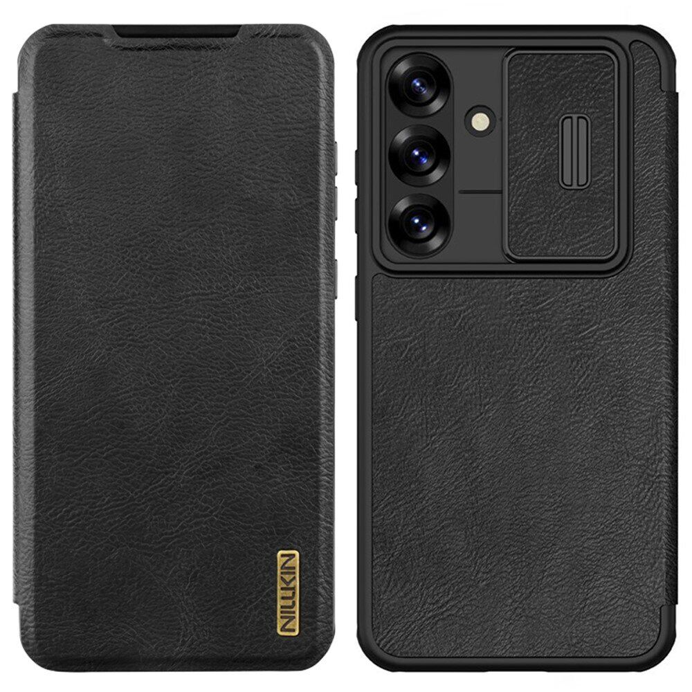 Кожаный чехол книжка Nillkin Qin Pro Leather Case для Samsung Galaxy A56 5G A566 Black Кожаный чехол книжка Nillkin Qin Pro Leather Case для Samsung Galaxy A56 5G A566 Black