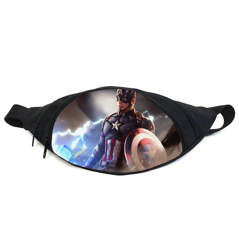 Поясная сумка-бананка Cappuccino Toys GB-Captain America 010 Черный (2399980041)