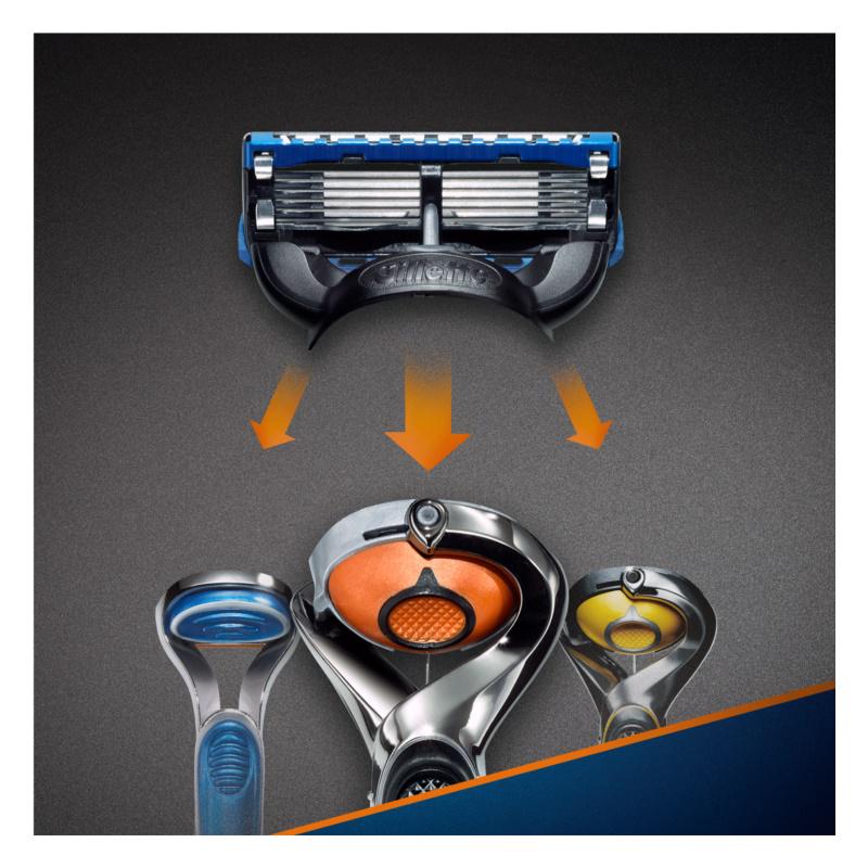 Картриджі змінні для гоління Fusion5 чоловічі Gillette Proglide 5 лез 8 шт. (7499562) - фото 3