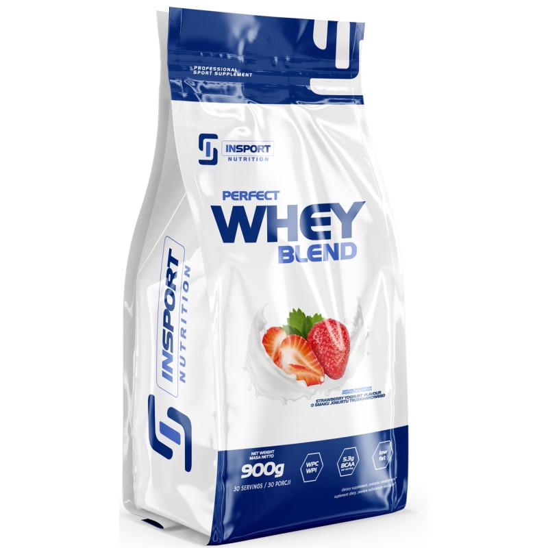 Протеин Insport Nutrition Perfect Whey Blend Клубника 900 г - фото 1