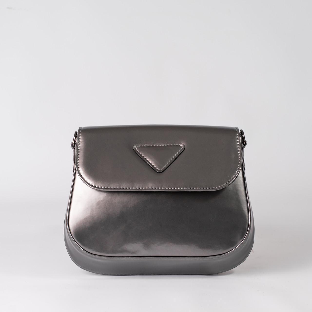 Сумка женская багет XENIA № 07-24 Серебристый - фото 4 Сумка женская багет XENIA № 07-24 Серебристый - фото 4