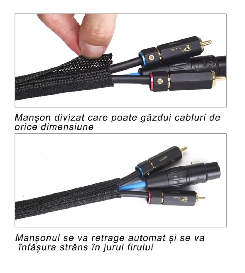 Кабельная оплетка круглая ColdCut эластичная Ø8 мм 10 м Черный (000049889) - фото 9 Кабельная оплетка круглая ColdCut эластичная Ø8 мм 10 м Черный (000049889) - фото 9
