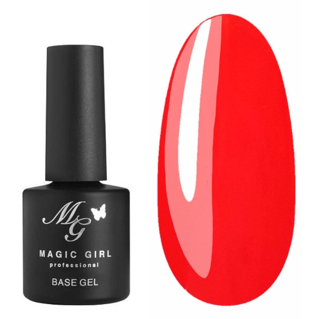 База для гель-лаку Magic Girl Coral Neon Base 8 мл Кораловий (AQ0002217) - фото 1