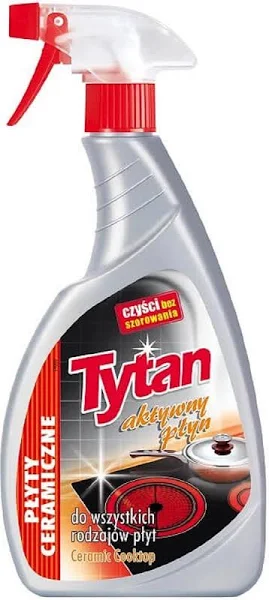 Засіб для чищення керамічних плит Tytan рідкий з розпилювачем 500 мл (50650)