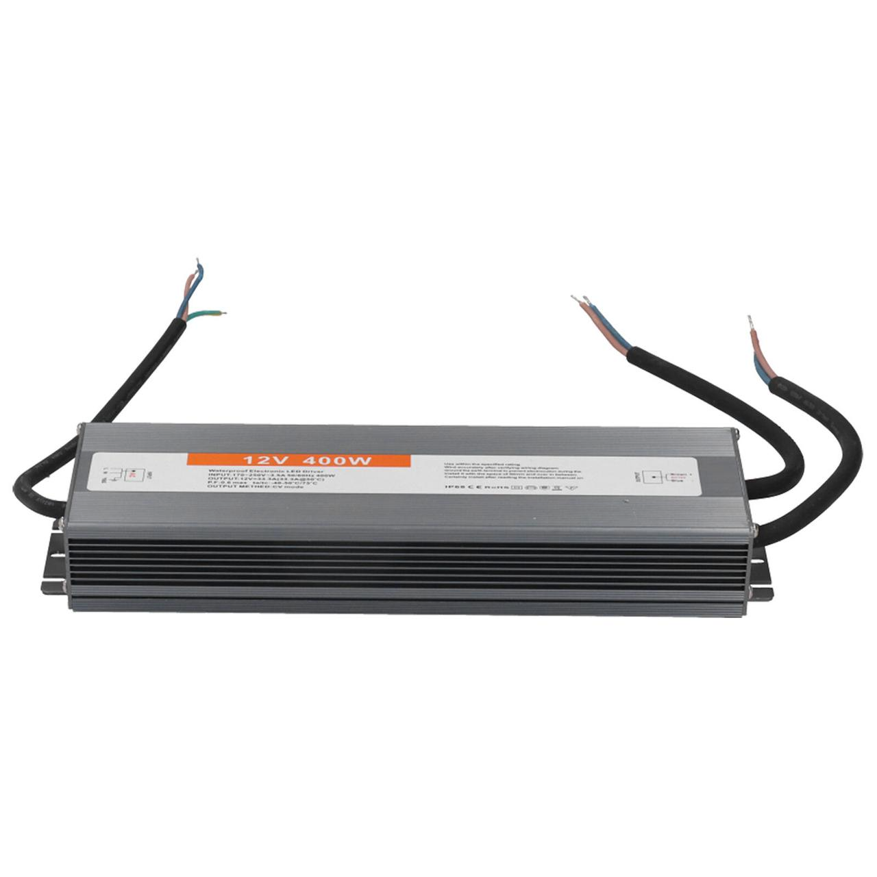 Блок питания для светодиодной ленты герметичный IP68 12V 400W (28270)