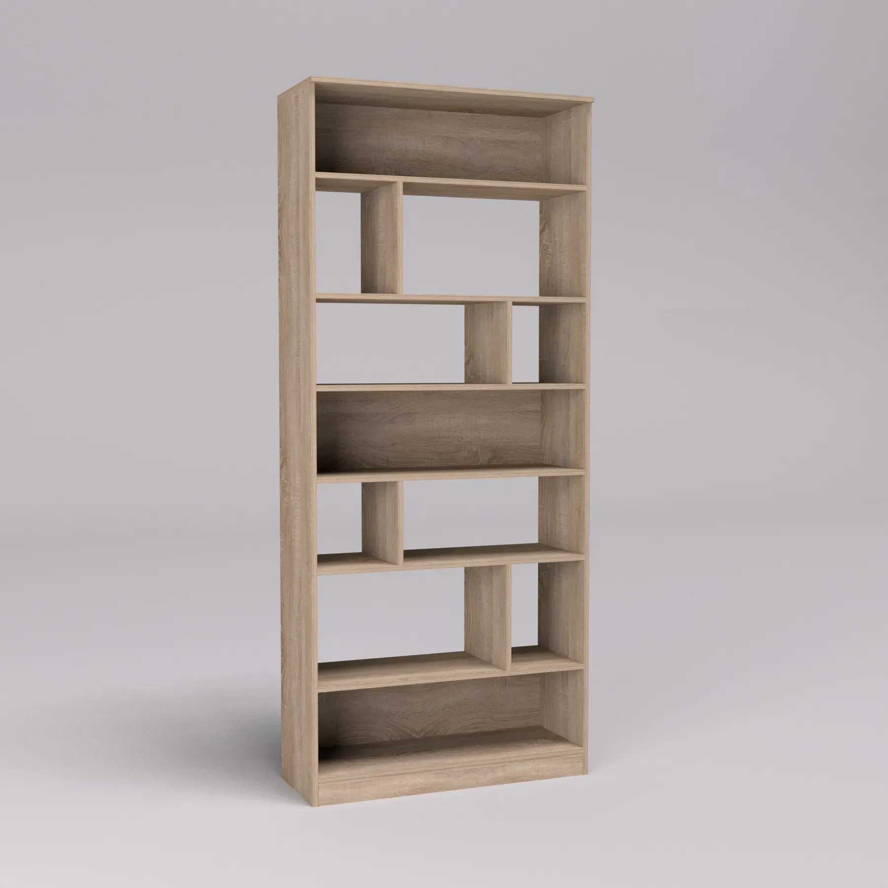 Стелаж Kontinent OS-7 90х35х210 см Дуб Сонома (52760357) - фото 3 Стелаж Kontinent OS-7 90х35х210 см Дуб Сонома (52760357) - фото 3