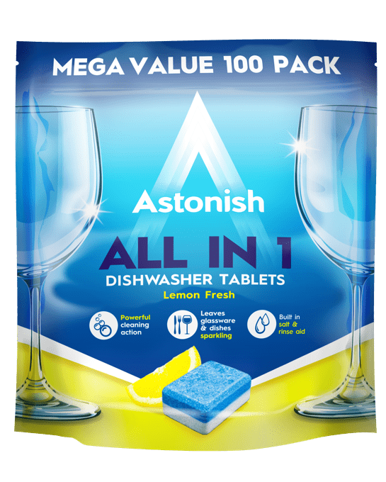 Таблетки для посудомоечных машин Astonish All in 1 100 шт.