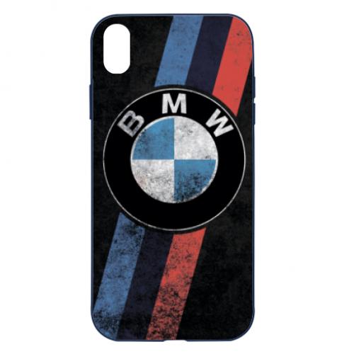 Чехол для iPhone XR BMW grunge logo