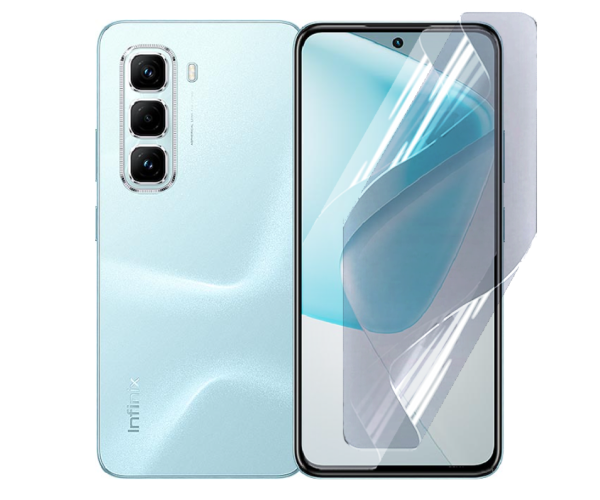 Противоударная гидрогелевая пленка Hydrogel Film для Infinix Hot 50 Pro 4g, Transparent