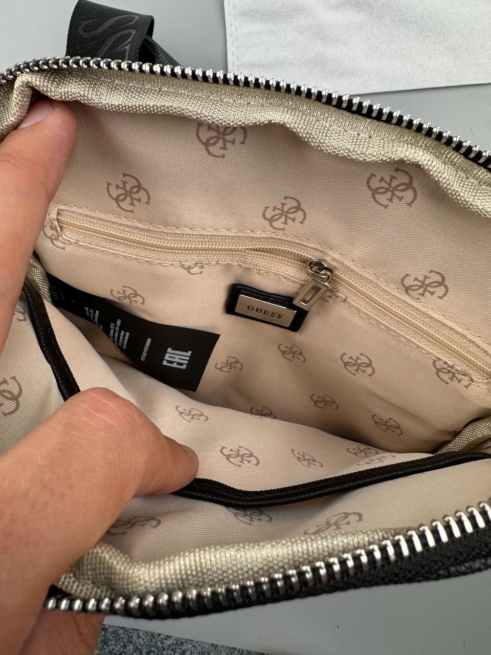 Суска-месенджер через плече Guess Vezzola Сірий (2342044198) - фото 6 Суска-месенджер через плече Guess Vezzola Сірий (2342044198) - фото 6