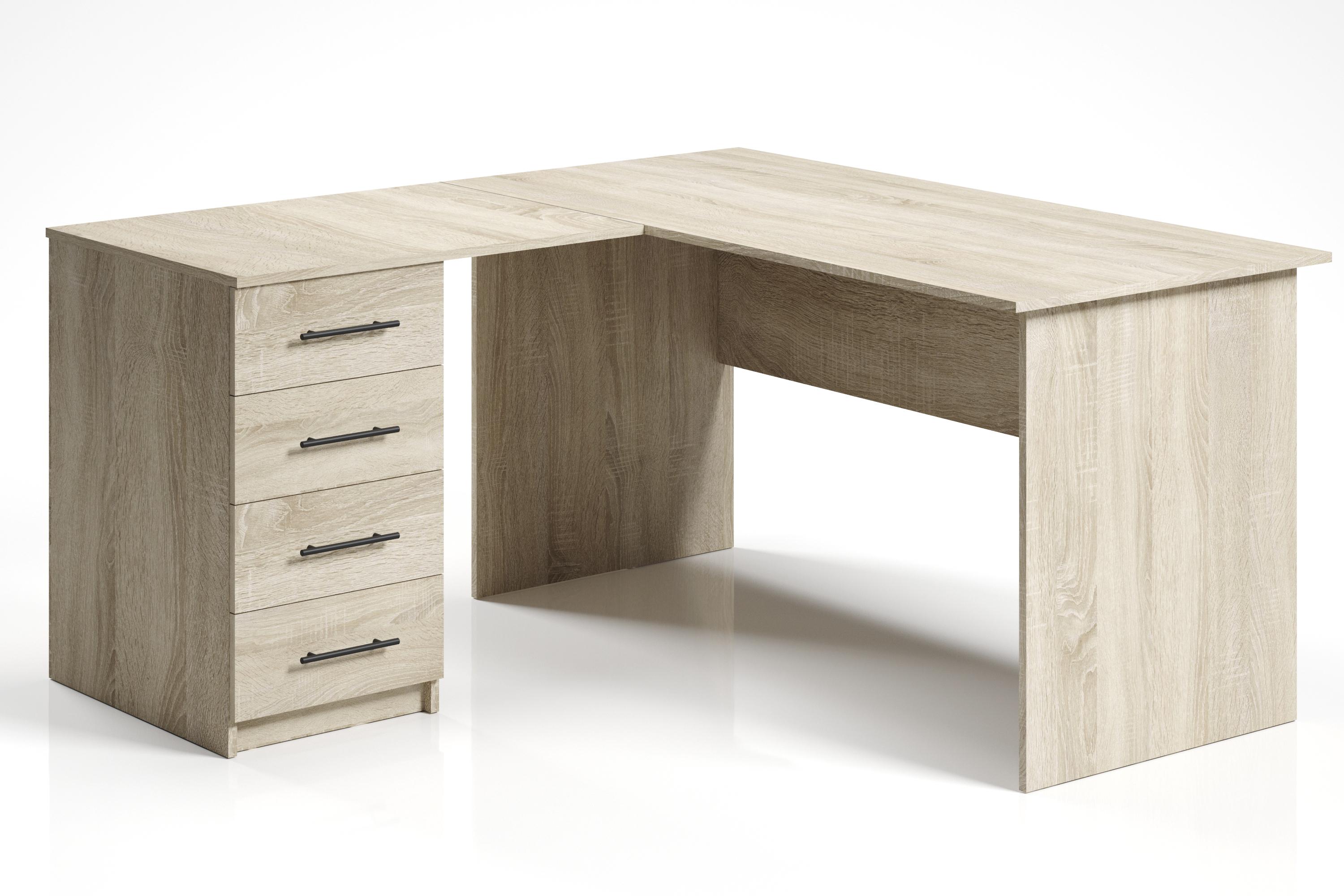 Письмовий стіл кутовий ОП-104+404+302 Orange-Line Дуб Сонома (404418)