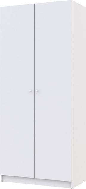 Шкаф распашный для одежды Doros Промо 90х48х204 см Белый (DRS-011197) Шкаф распашный для одежды Doros Промо 90х48х204 см Белый (DRS-011197)