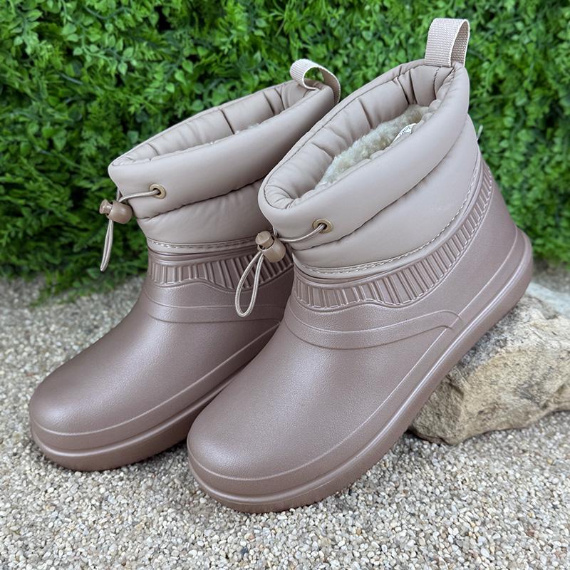 Чоботи жіночі пінові утеплені Е-001060-1 p. 39 25-25,5 см Бежевий (118293078) - фото 2 Чоботи жіночі пінові утеплені Е-001060-1 p. 39 25-25,5 см Бежевий (118293078) - фото 2