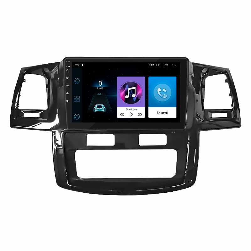 Магнитола штатная 9" Lesko для Toyota Fortuner I 2005-2015 1/16Gb/ Wi-Fi Optima