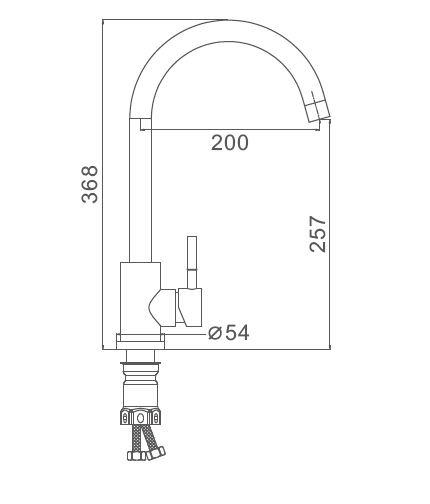 ᐉ Змішувач для кухні Frap F40899-1 (H899) • Краща ціна в Києві, Україні ...