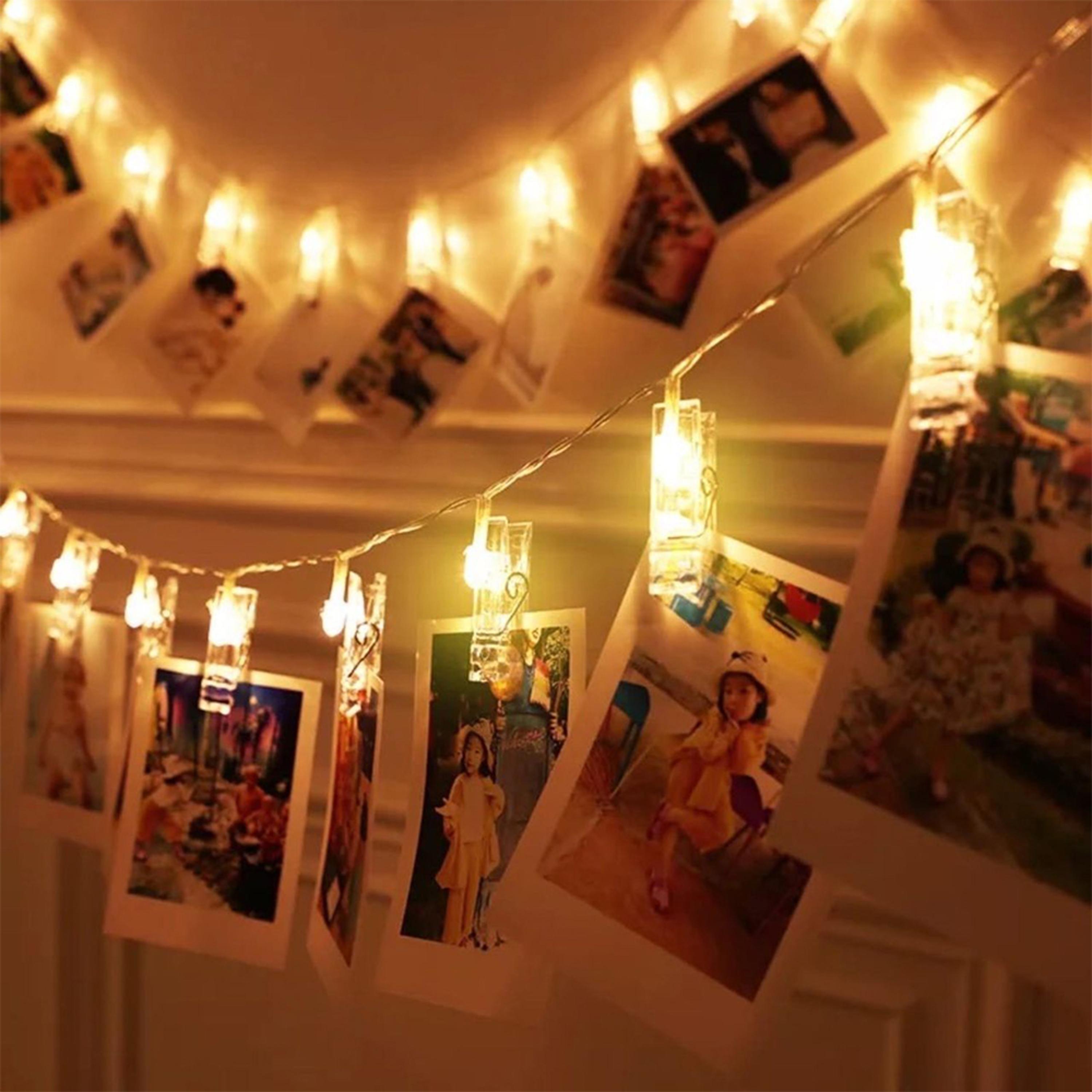 Гирлянда светодиодная с прищепками для фото 3 м USB питание через PowerBank Белый теплый (WLS-QX-DC2331W) - фото 5 Гирлянда светодиодная с прищепками для фото 3 м USB питание через PowerBank Белый теплый (WLS-QX-DC2331W) - фото 5