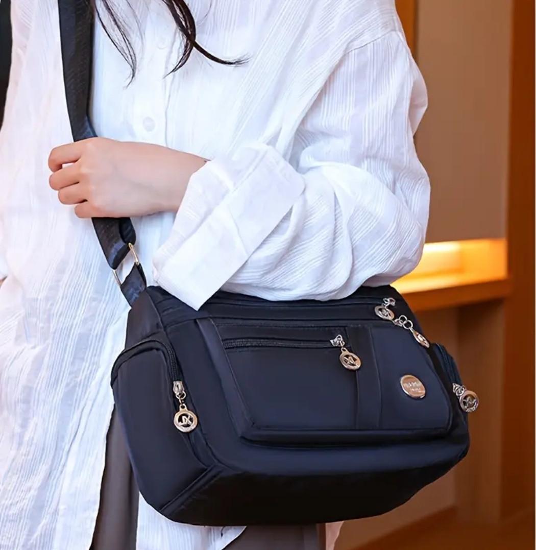 Женская сумка через плечо водонепроницаемая Черный (2462600801) - фото 3