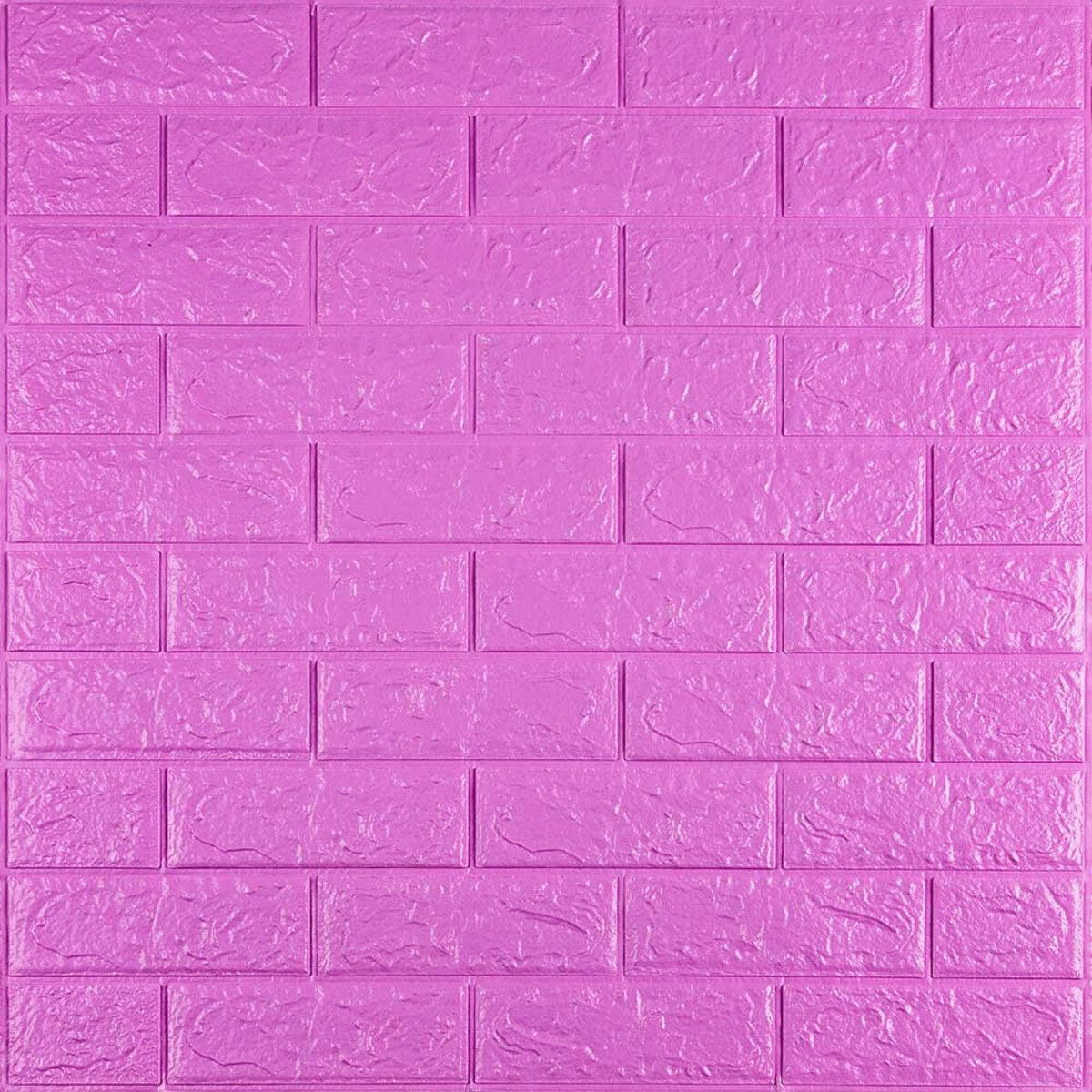 Панель самоклеюча у формі цегли 14-5 700х770х5 мм Пурпурний SW-00001334 - фото 1 Панель самоклеюча у формі цегли 14-5 700х770х5 мм Пурпурний SW-00001334 - фото 1