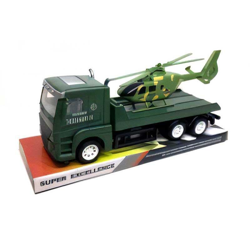 Автовоз военный инерционный 777/4 с вертолетом (2337513762)