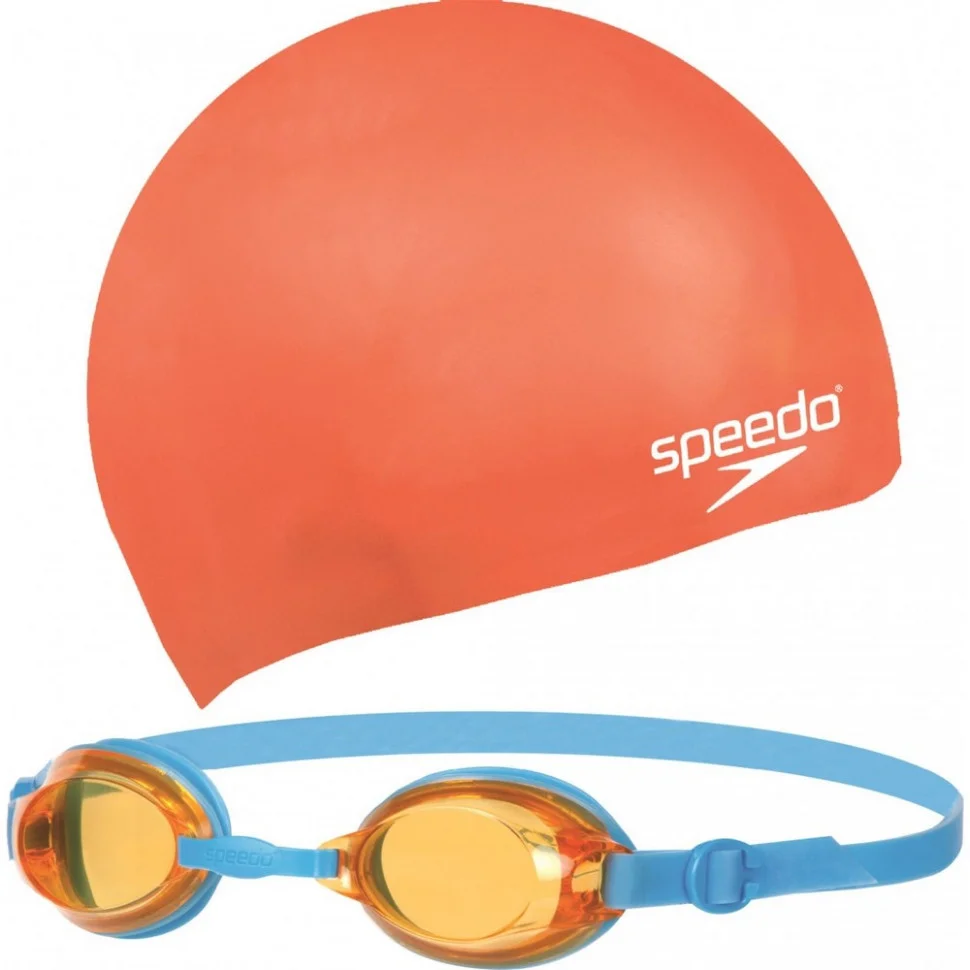 Набор для плавания Speedo JET V2 SWIM SET JU Оранжевый (OSFM 8-09302B996-1) - фото 1