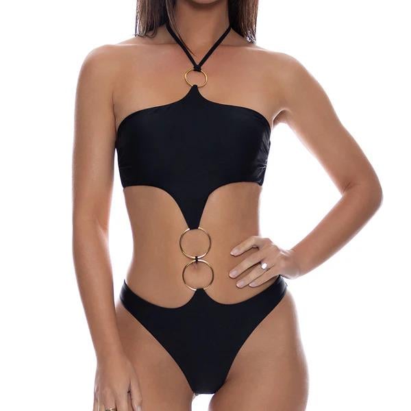 Купальник монокини Luli Fama L Черный (L804I25-black)