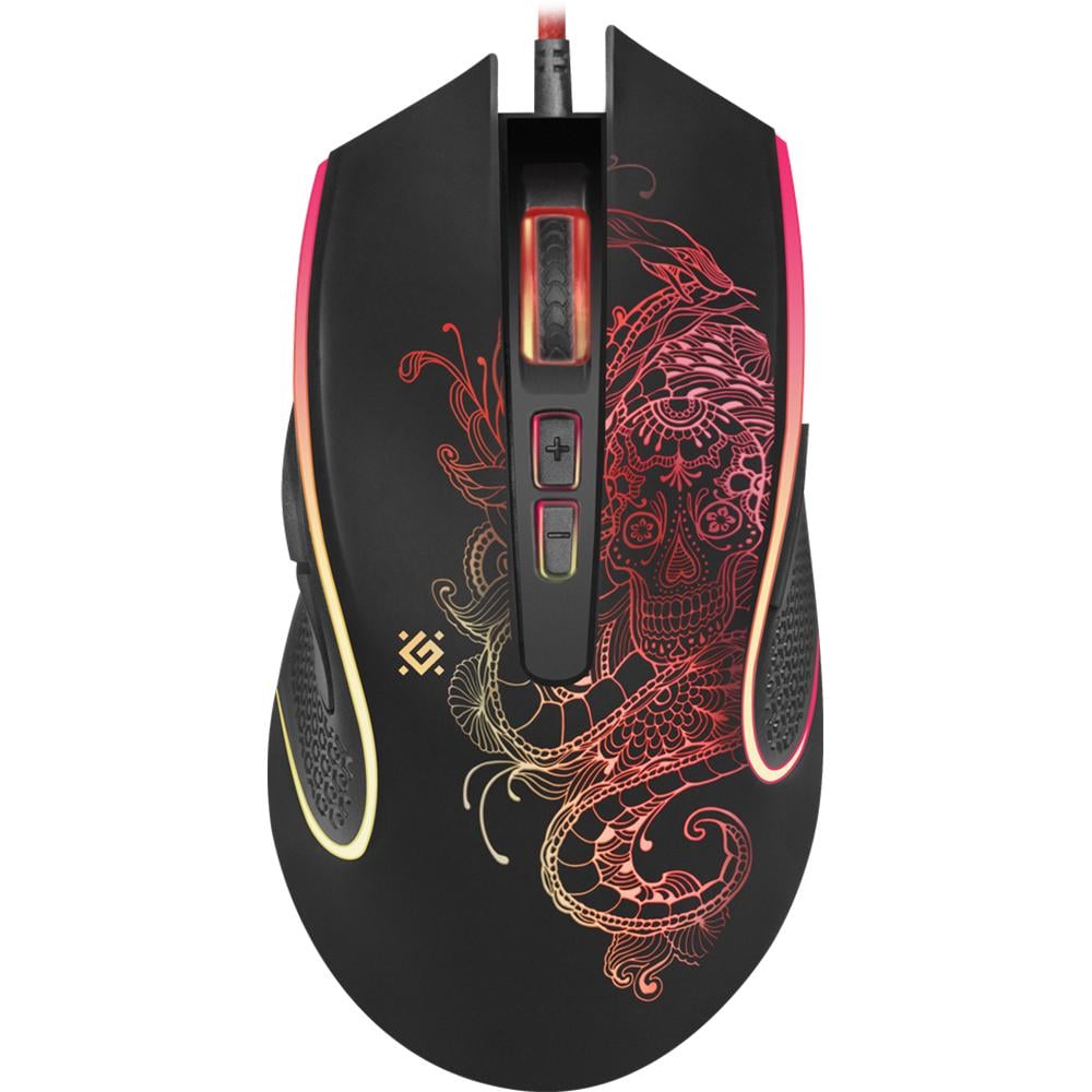 Компьютерная мышка Defender Venom GM-640L игровая 8 кнопок 3200 DPI RGB Black (52640) Компьютерная мышка Defender Venom GM-640L игровая 8 кнопок 3200 DPI RGB Black (52640)