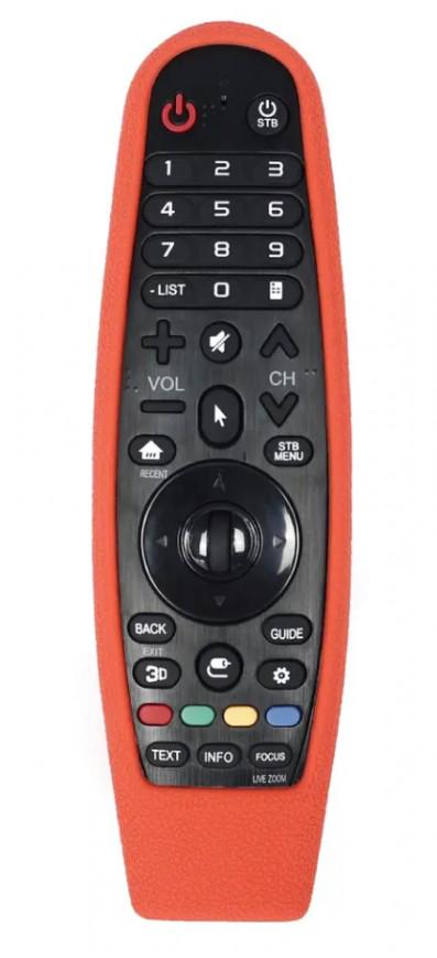 Чехол силиконовый красный для пультов LG magic remote