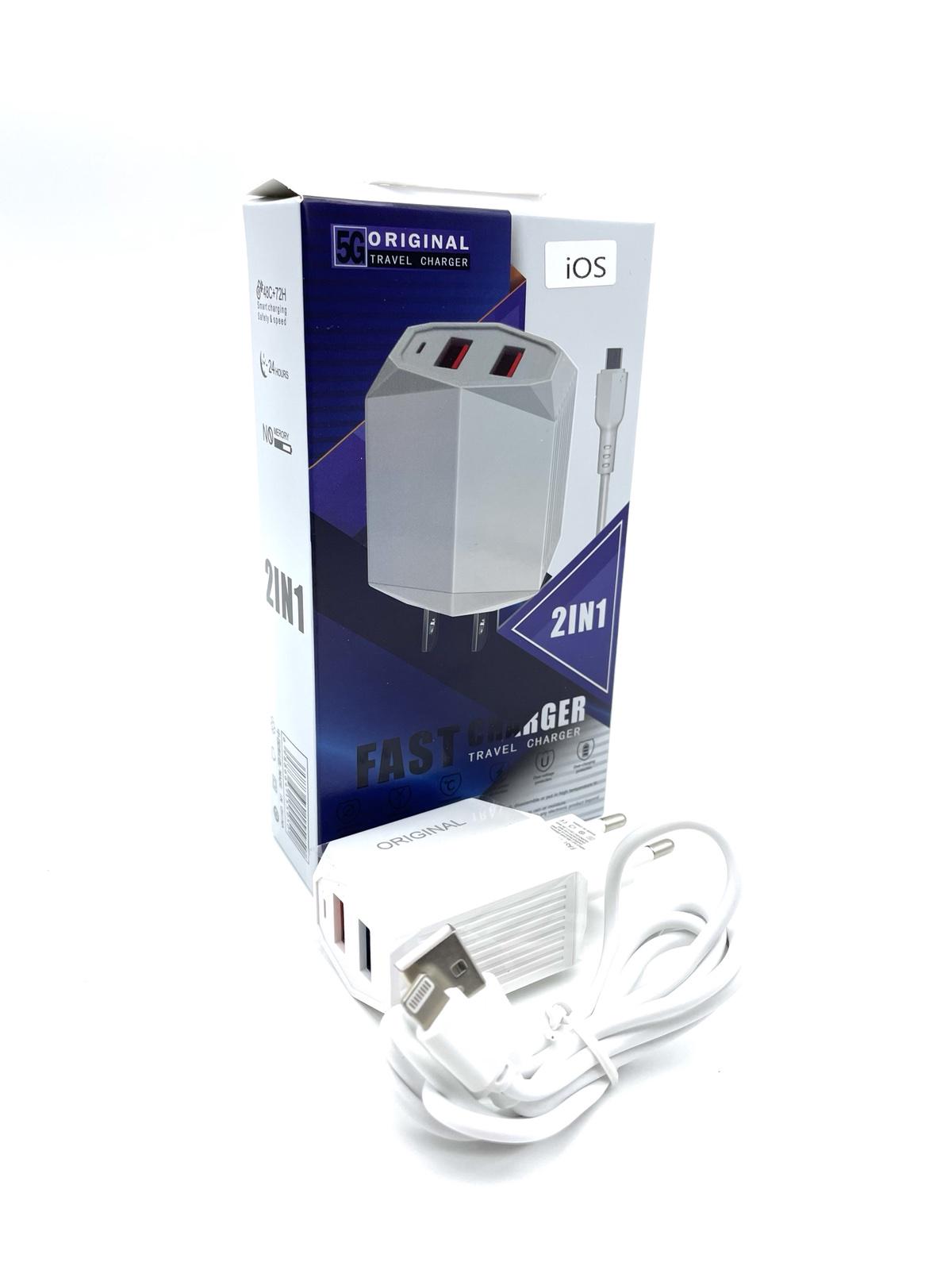 Сетевое зарядное устройство TD-T46 220 V/iPhone 5G 2USB3.0 Сетевое зарядное устройство TD-T46 220 V/iPhone 5G 2USB3.0