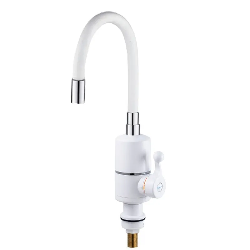 Кран проточный для кухни Zerix ELW06-F с гибким изливом White (ZX5857)
